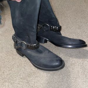 Barney’s New York real leather boots